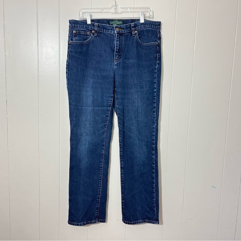 Lauren Jeans Co . Ralph Lauren Classic Straight Jeans Womens Size 14